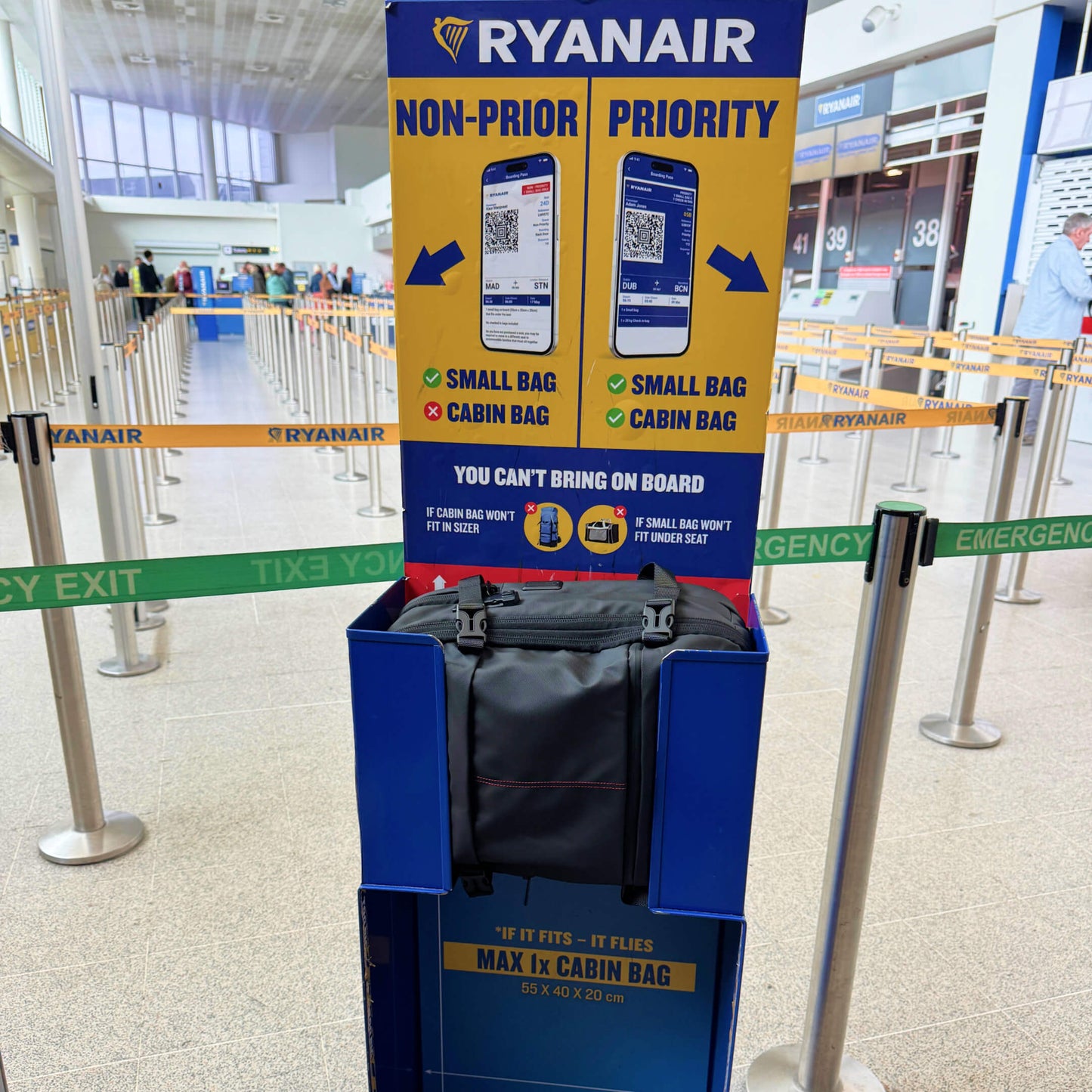VAILBAG Original Under Seat 40L (Ryanair/easyJet)