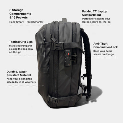 VAILBAG Matte Travel Backpack 60L